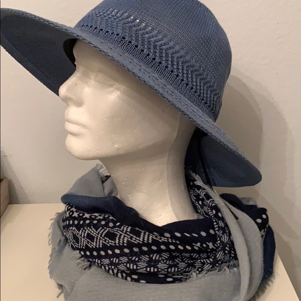 Collection 18 blue woven hat